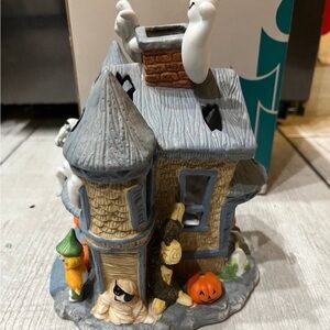 Partylite Halloween Haunted House TeaLight Candle Holder